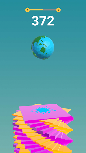 Crusher Stack: Jump up ۳D Ball - عکس برنامه موبایلی اندروید