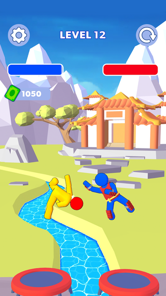 Stick Fighting Battle 3D - Image screenshot of android app