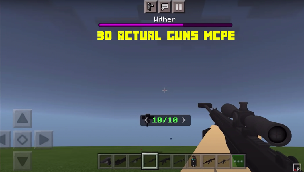 Gun Mod for MCPE 3D Actual Gun - عکس برنامه موبایلی اندروید