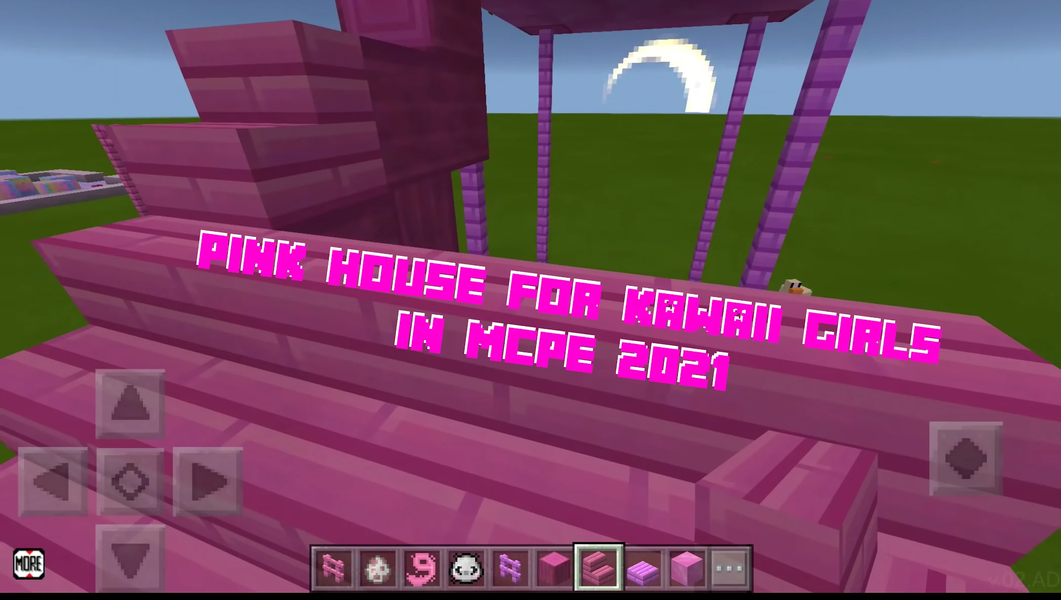 Skin Pink House Kawaii Girls - Image screenshot of android app