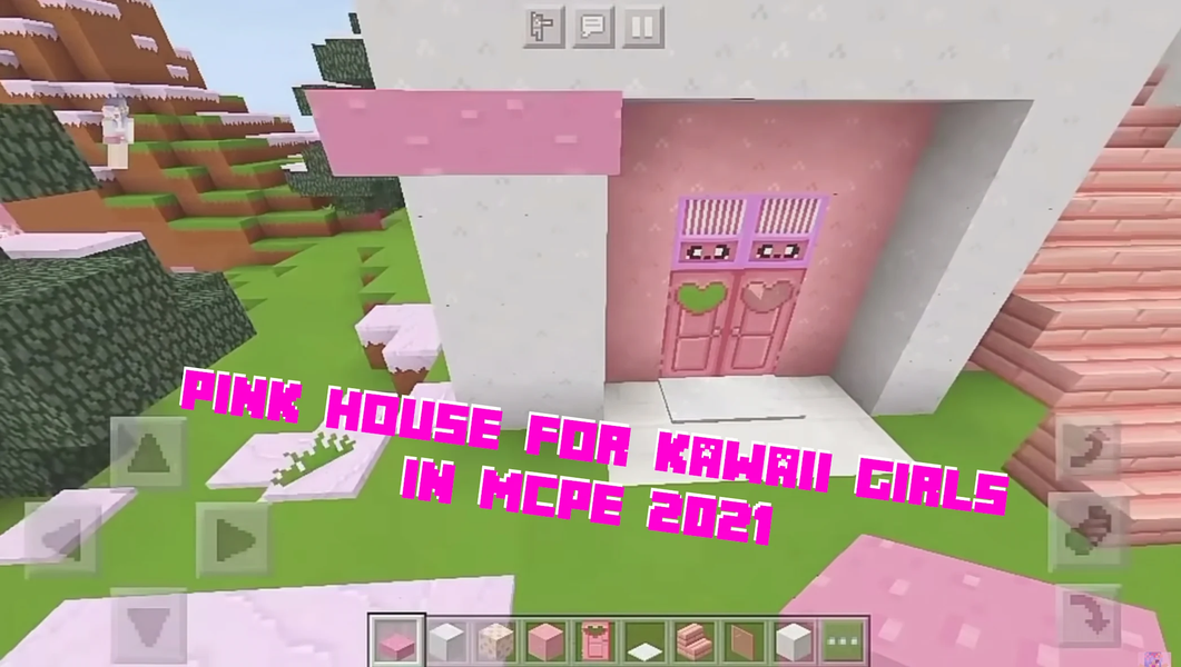 Skin Pink House Kawaii Girls - Image screenshot of android app