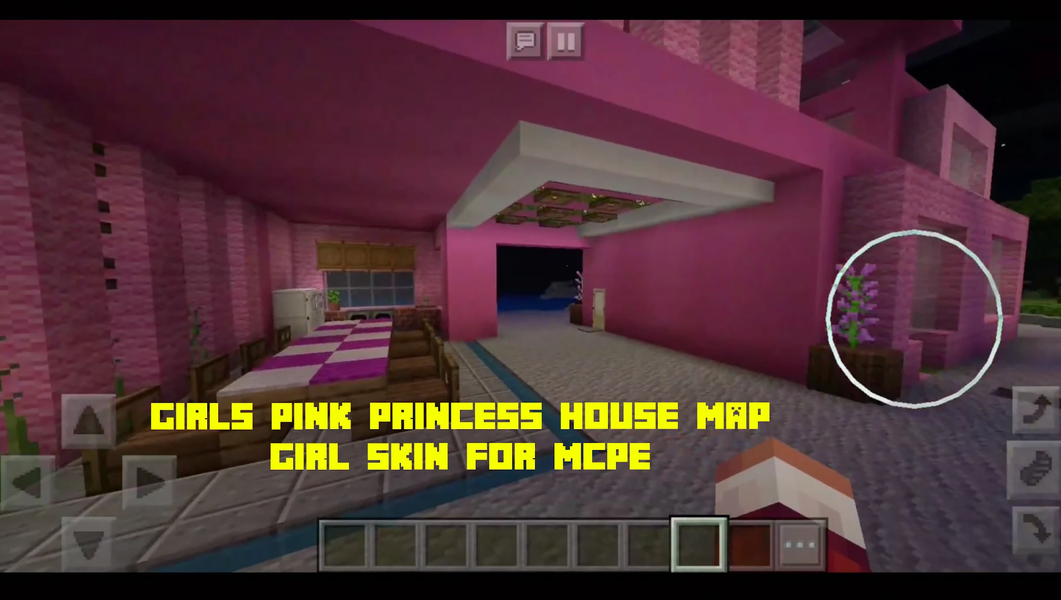 Girls Pink Princess House MCPE - Image screenshot of android app