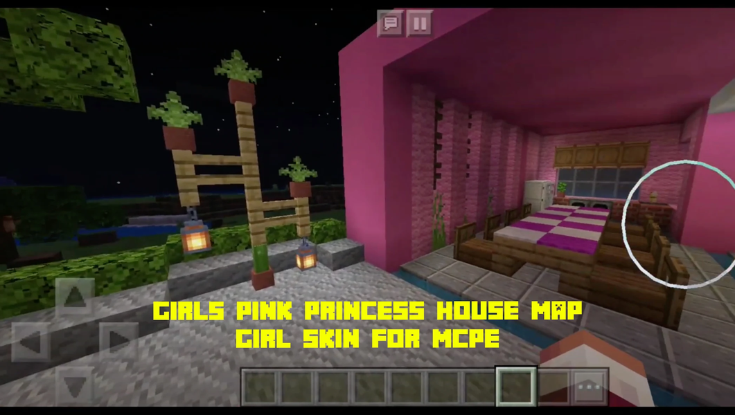 Girls Pink Princess House MCPE - Image screenshot of android app