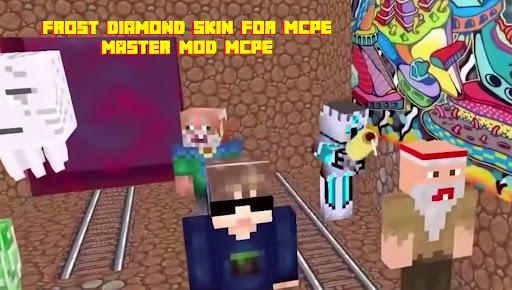 Frost Diamond skin master MCPE - Image screenshot of android app