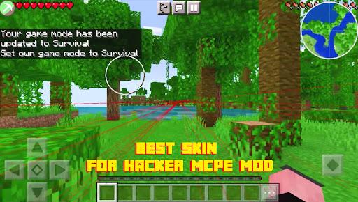 Skin Hacker MCPE mod hacker - Image screenshot of android app