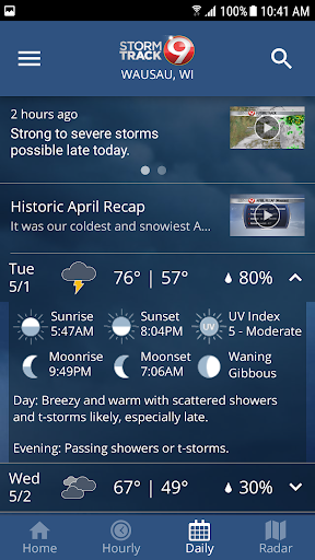 9 StormTrack - Image screenshot of android app