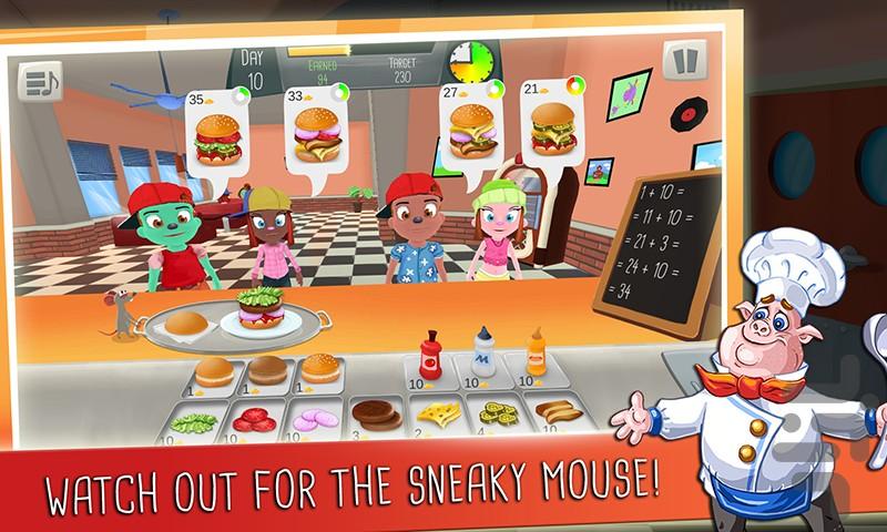 Math Burger - عکس بازی موبایلی اندروید