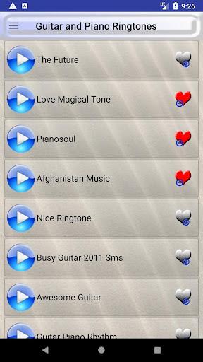 Guitar and Piano Ringtones - عکس برنامه موبایلی اندروید