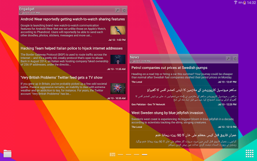 RSS Widget - عکس برنامه موبایلی اندروید