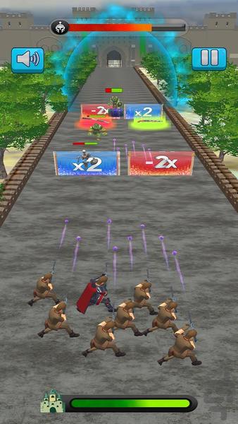 Warrior Endless Battle - Gameplay image of android game