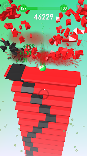 Ball: Blast colorful bricks 3d - Gameplay image of android game