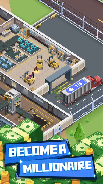 Steel Mill Manager-Idle Tycoon - Gameplay image of android game
