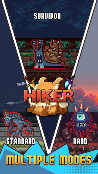 Hiker: Heropack Creed - Gameplay image of android game