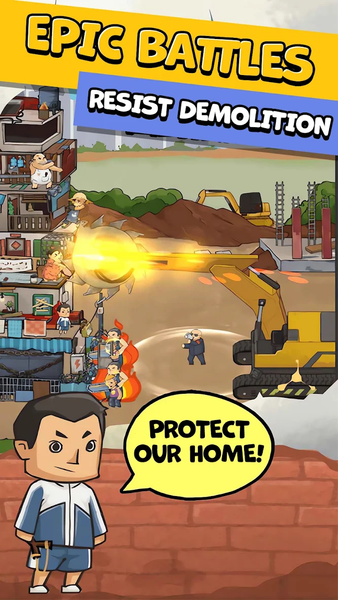 Home Defender - Wang's Story - Gameplay image of android game