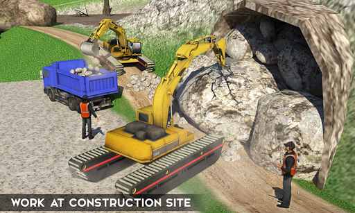 Amphibious Excavator Construction Crane Simulator - عکس بازی موبایلی اندروید