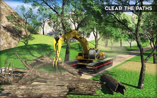 Amphibious Excavator Construction Crane Simulator - عکس بازی موبایلی اندروید