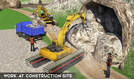 Amphibious Excavator Construction Crane Simulator - عکس بازی موبایلی اندروید