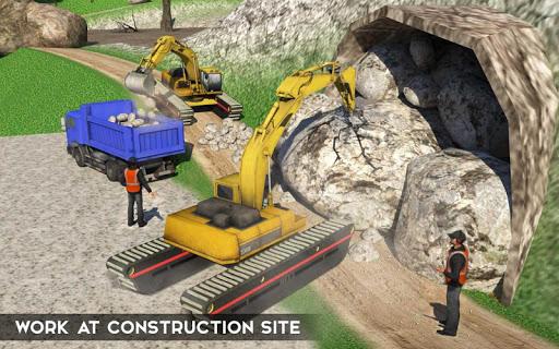Amphibious Excavator Construction Crane Simulator - عکس بازی موبایلی اندروید