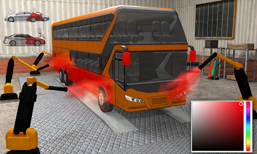 Gas Station Bus Parking Games - Gameplay image of android game