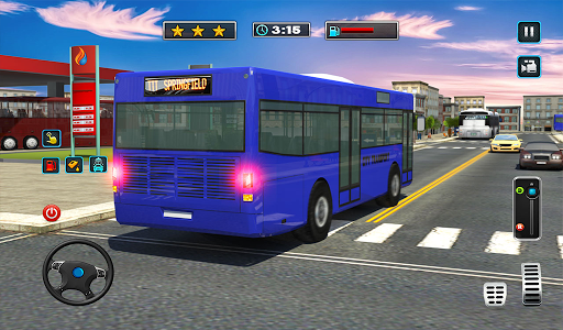 Gas Station Bus Parking Games - عکس بازی موبایلی اندروید