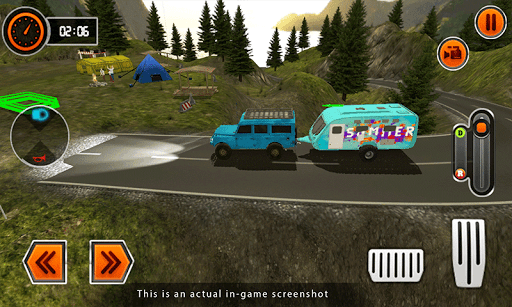 Camper Van Virtual Family Game - Gameplay image of android game
