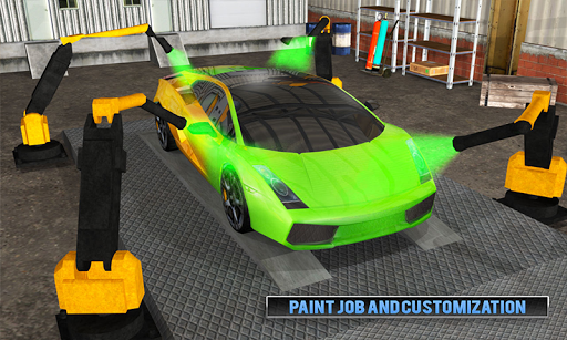 Smart Car Wash Service: Gas Station Car Paint Shop - Gameplay image of android game