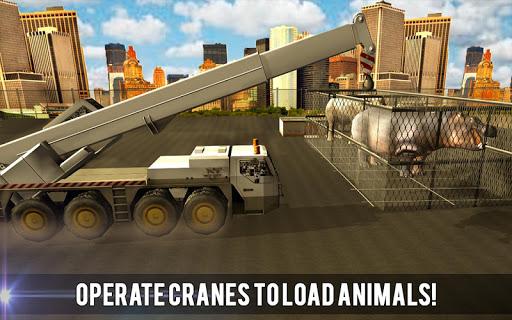 Wild Animal Transport Train 3D - Gameplay image of android game