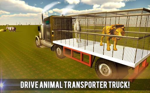 Wild Animal Transport Train 3D - Gameplay image of android game