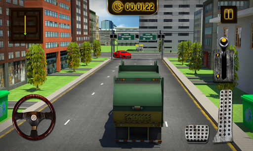 Garbage Dumper Truck Simulator - Gameplay image of android game