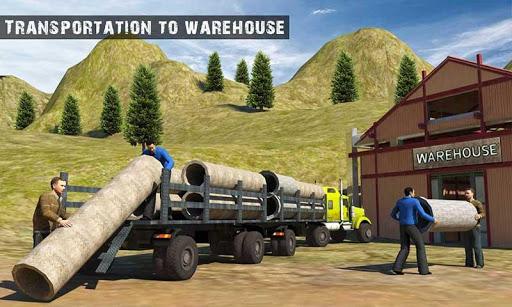 Truck Driving Transport Sim 3D - Gameplay image of android game