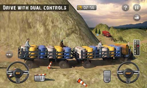 Truck Driving Transport Sim 3D - Gameplay image of android game
