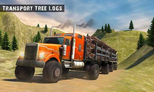 Offroad Cargo Transport Truck - Gameplay image of android game