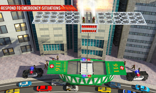 Fire Rescue Gyroscopic Bus: City Ambulance Driver - عکس بازی موبایلی اندروید