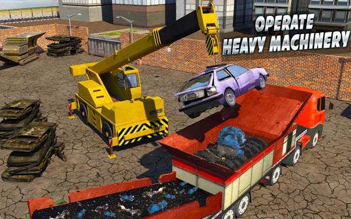 Car Crusher Excavator Games ۳d - عکس بازی موبایلی اندروید