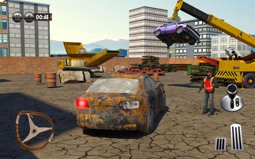 Car Crusher Excavator Games ۳d - عکس بازی موبایلی اندروید