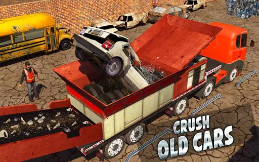 Car Crusher Excavator Games ۳d - عکس بازی موبایلی اندروید