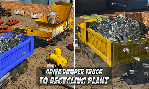 Car Crusher Excavator Games ۳d - عکس بازی موبایلی اندروید