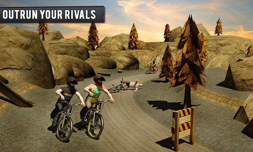 Offroad BMX Bicycle Racing: Freestyle Stunts Rider - Gameplay image of android game