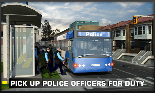 Coach Bus Police Transport 3D - عکس بازی موبایلی اندروید