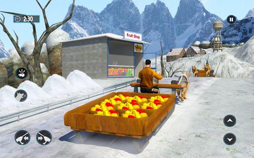 Snow Dog Sledding Transport: Dog Simulator Games - عکس بازی موبایلی اندروید