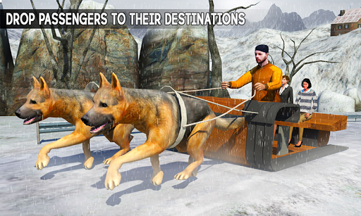 Snow Dog Sledding Transport: Dog Simulator Games - عکس بازی موبایلی اندروید