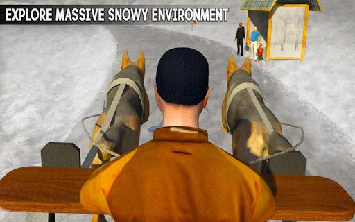 Snow Dog Sledding Transport: Dog Simulator Games - عکس بازی موبایلی اندروید