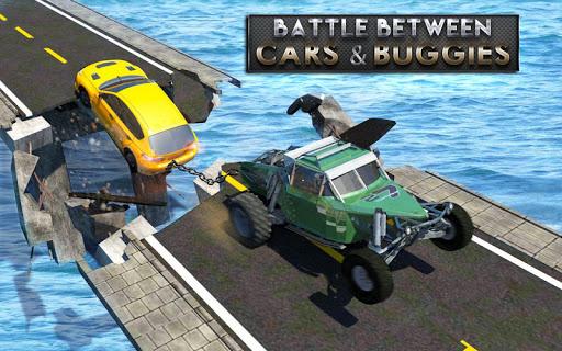 Tug of War Car Derby: Tractor Pull Death Race - Gameplay image of android game