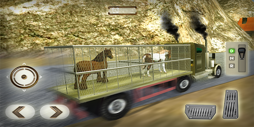 Wild Horse Transport Truck Sim - Gameplay image of android game