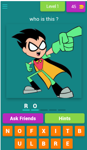 Teen Titans Go Quiz - Image screenshot of android app