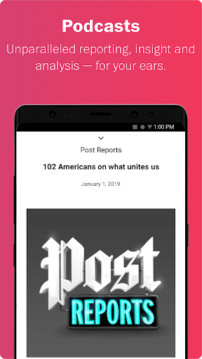 Washington Post Select - عکس برنامه موبایلی اندروید