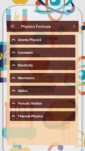 Physics Formula - عکس برنامه موبایلی اندروید