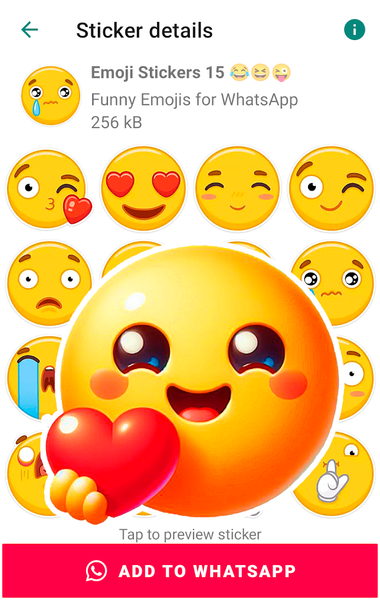 WASticker - Emoji Stickers - Image screenshot of android app