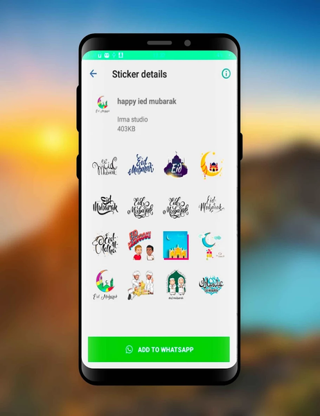 WA Sticker Ramadhan - Image screenshot of android app