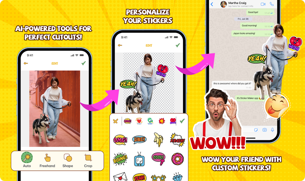 Sticker Maker - Sticker Share - عکس برنامه موبایلی اندروید